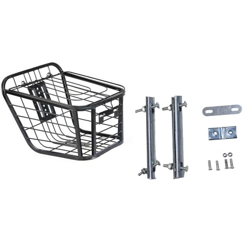 Panier de vélo antirouille grand volume : rangement sécurisé contre les chutes de colis