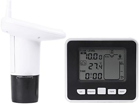 Liquid Level Sensor - Ultrasonic Water Level Meter, Liquid Level Indicator with Temperature Display for Indoor Water up to 100m