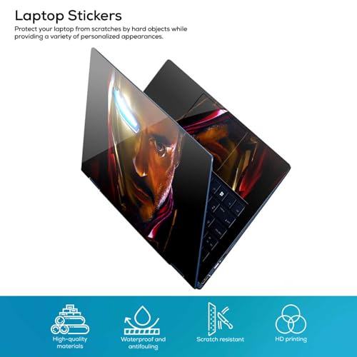 Image of Full Body Laptop Skin /Sticker /Cover Bubble-Free| Laminated| Removable| HD Quality Sticker for Laptops Upto 15.6 Inches Compatible with Hp /Dell /Acer /Lenovo /Asus etc.(DSGN-502)