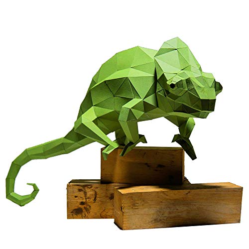 3D PAPERCRAFT Model Chameleon - Image 3