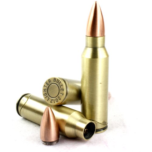 Novelty Bullet Jet Torch Lighter Butane Refillable Perfect Size and Windproof
