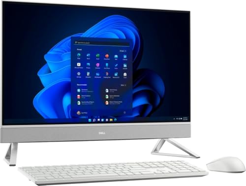 Image of Dell 2024 Inspiron AIO Desktop 27 inch 1920 x 1080 Touchscreen Intel Core i7-1255U 10-Core NVIDIA GeForce MX550 48GB DDR4 2TB SSD +1TB HDD Windows 10 Pro Wi-Fi 6 Wireless Keyboard and Mouse