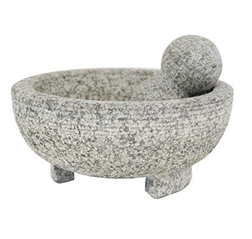 Naturhof Mörser aus Granit mit Kugel Stössel Cover