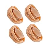 Mini décoration de maison : simulation exquise : le mini jouet alimentaire en ormeau est superbement conçu pour être incroyablement réaliste, ce qui le rend difficile à distinguer de la réalité.