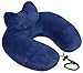 daydream Nackenkissen Mikroperlen mit Kopfstütze, blau (N-5061), Nackenhörnchen | Reisekissen | Nackenstützkissen | Kissen | Nackenrolle | für Reise mit Flugzeug Auto und Camping