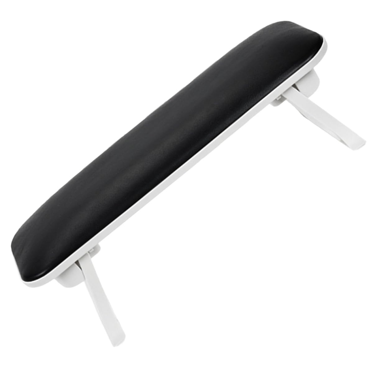 Generico Cuscino Poggiamano per Unghie in Pu Nero Supporto Antiscivolo, Set Poggiapolsi per Manicure Art, Comodo e Facile da Pulire per Saloni e Uso Professionale