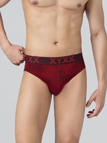 Image of XYXX Metrix Cotton Modal Brief for Men | Snug Fit with Anti-roll no-Marks Waistband | Printed Underwear for Men Combo