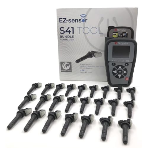 Schrader TPMS Solutions 21298 S41 Programming Scan Tool w/ 24 33500 Programmable EZ-sensors® (314.9, 315, 433MHz)