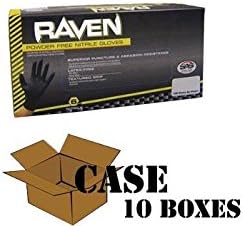 Raven - Nitrile Powder Free Gloves - Case - Size: X-Large