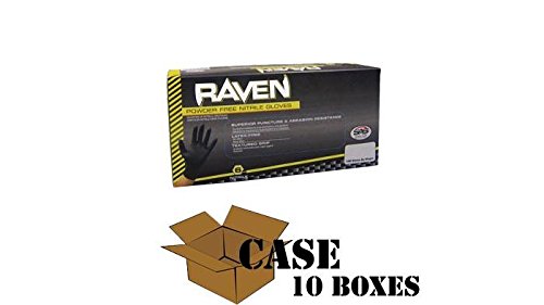 Raven - Nitrile Powder Free Gloves - Case Size Small