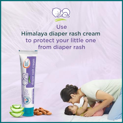 Image of Himalaya Baby Diaper Rash Cream (100g) | Relieves Rashes, reduces Redness & Irritation | With Aloe Vera, Yashad Bhasma, Almond Oil (Pack of 6)