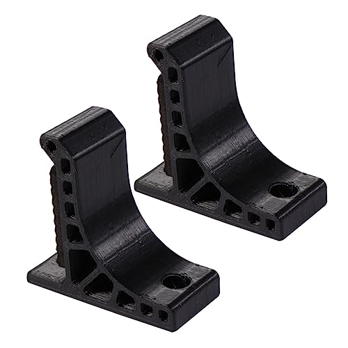Hemoton 1Pair Rack Durable Stand Bracket for Lovers Easy Wall Installation with Adhesive and Screws Stable Support for