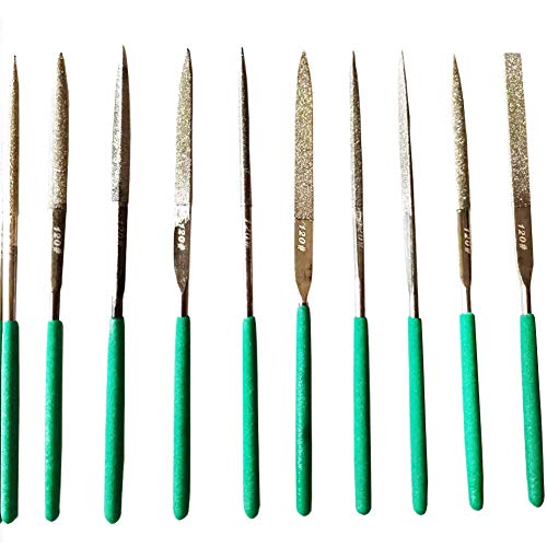 HENGYEE Diamond Needle Nut Guitar Fret File Set Hole Slot Filing Guitar Repair Luthier Jewelers Jewelry Making Tool