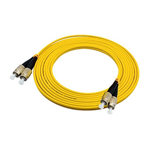 Câble patch fibre optique FC-FC duplex monomode 9/125 de 100m pour réseau local Giga
