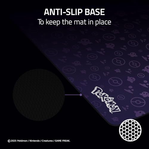 Razer Gigantus V2 XXL Pokémon Gengar - Gaming Mouse Pad for Speed and Control - Micro Fabric Surface - Thick Rubber Foam - Non-Slip Base - 940 x 410 x 3 mm | Pokémon Gengar by Razer - Image 4