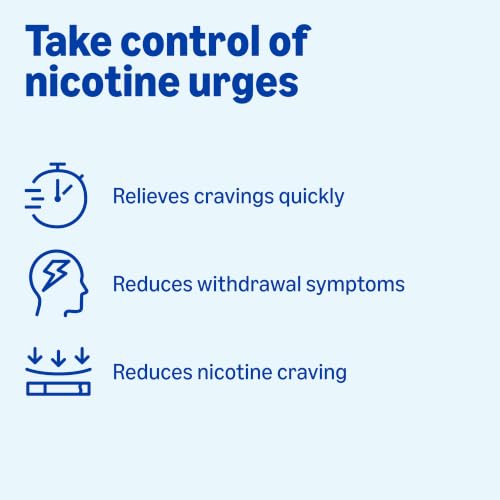 Amazon Basic Care Coated Ice Mint Nicotine Polacrilex Lozenges, 4 mg, Stop Smoking Aid, 120 Count view 4