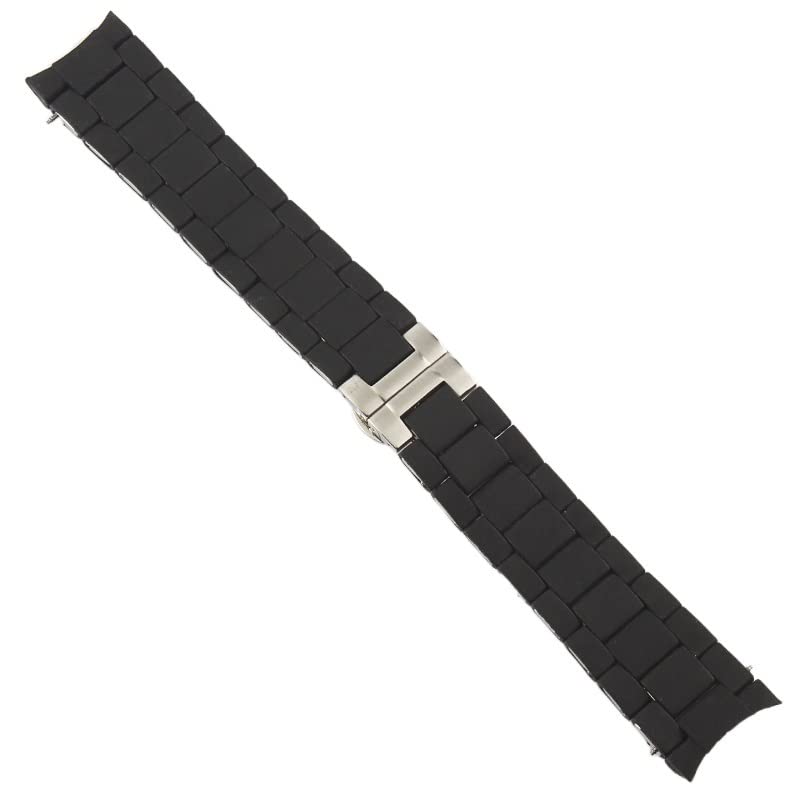 Bracelet acier et silicone pour Armani AR5858 l'alliance du confort et du design