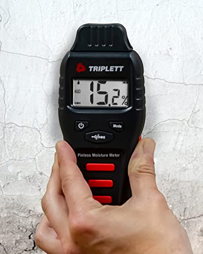 Image of Triplett MS120 Pinless Moisture Meter for Wood and Building Materials with Audible Indicator