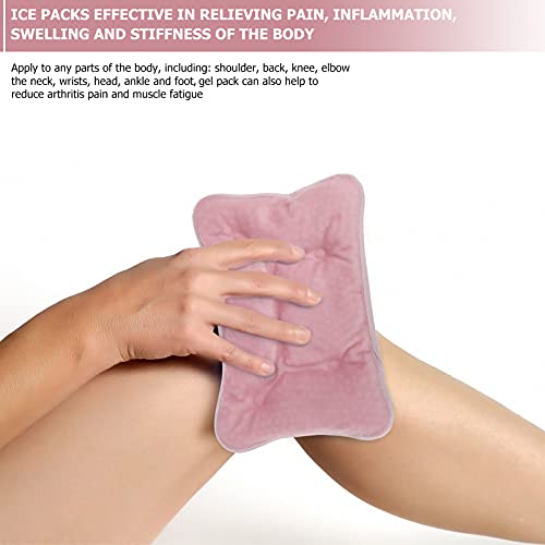 Healifty Almofada reutilizável de gel de toque macio, pacote flexível para dor de gelo; embalagem de