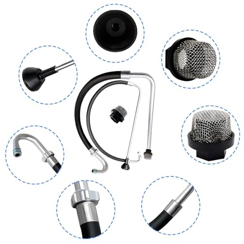 Image of 2026 New Suction Hose and Reflux Line Sets+235014 Prime Spray Valve Kit | Compatible With Graco 390 395 490 495 595 And 235014 Prime Spray Valve Kit Fits For Graco 210 230 390 395 490 495 595 3400