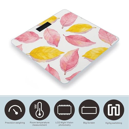 Báscula digital de baño con plataforma de vidrio templado miniatura 3