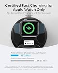 Anker MagSafe Chargeur compatible, MagGo 3-in-1 Station de recharge, stand de recharge Nano, Qi2 Certifié 15W Chargeur magnétique sans fil, pour iPhone17/16/15/14, Montre Apple,AirPods (Noir)