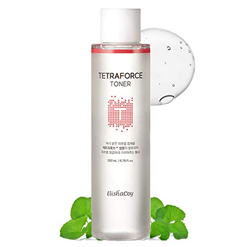 [Ec Elishacoy] Tetraforce Toner 200Ml - Tea Tree & Centella Asiatica Contained Skin Calming Facial Astringents, Removes Dead Skin Cells, Skin Moisturizing For Oily Acne Prone Skin #TOP5