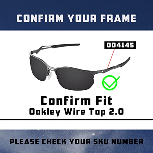 Image of Wire Tap 2.0 Polycarbonate Lenses Replacement for Oakley Sunglass OO4145 Polarized