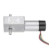 - Caja de cambios internos Motor JGY-370 DC 6V Reducción de doble eje motor del engranaje de gusano de turbina de bloqueo automático del motor (tamaño : 90RPM)