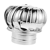 SHINEOFI Hotte De Sécheuse Pour Sortie De Cheminée Avec Ventilation Rotative Protection La Pluie Pour Maison Et Toit
