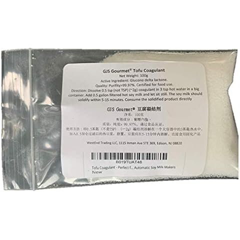 GJS Gourmet Tofu Coagulant - Perfect for Making Organic Tofu Using Automatic Soy Milk Makers Cover