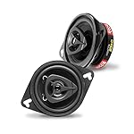 BOSS Audio Systems CH3220B Chaos Series 3.5 Inch Car Door Speakers - 140 Watts Max (per Pair), Coaxial, 2 Way, Full Range, 4 Ohms, Sold in Pairs, Bocinas para Carro