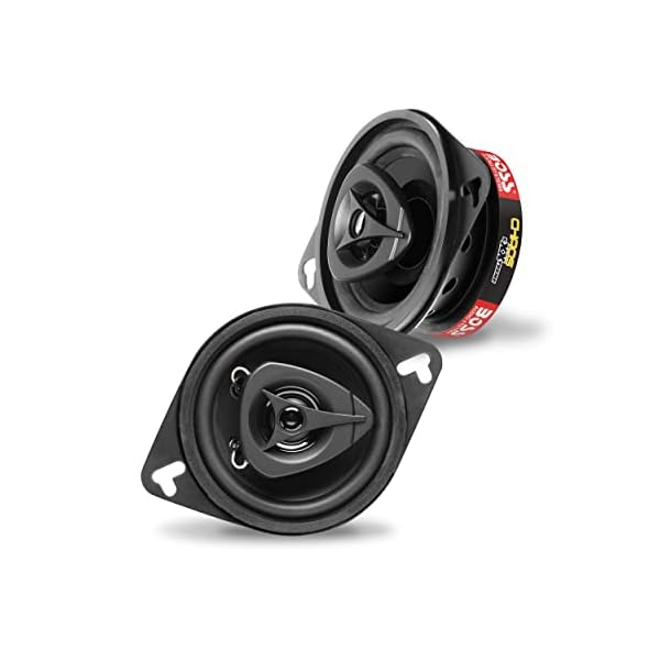 BOSS Audio Systems CH3220B Chaos Series 3.5 Inch Car Door Speakers – 140 Watts Max (per Pair), Coaxial, 2 Way, Full Range, 4 Ohms, Sold in Pairs, Bocinas para Carro