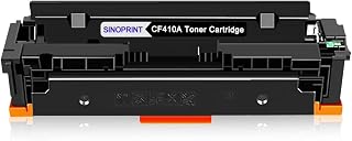SINOPRINT CF410A 410X Compatible HP 410A Black Toner Cartridge for HP Color Laserjet Pro MFP M477fdw M477fdn M377dw M477fnw M452dn M452dw M452nw Printer(410A Black)