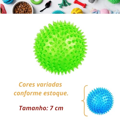 Elo Imports Kit de Bolas Ouriço com LED para Cachorros e Gatos (1 Unid)