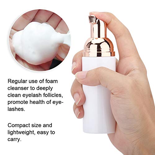 Wimperreinigingsschuim, wimpertransplantatie verlenging reinigingsschuimreiniger met borstel, 60 ml scheurvrije wimpers… - Afbeelding 5