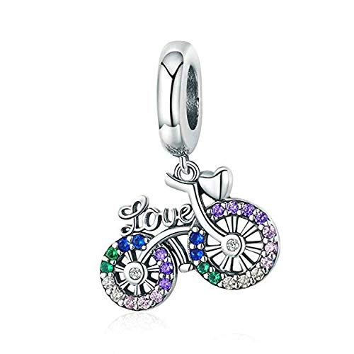 Abalorio de mundo de plata para recordar tus viajes en la pulsera de diario