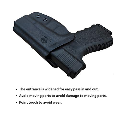 Glock 19 Coldre, Glock 17 Coldre OWB Kydex Holster Fit: Glock 19 19x / Glock 23 25 32 / Glock 17 22