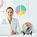 Tatuo 8 Inches Emotion Feelings Wheel with Stand Emotion Therapy Office Desk Decor Acrylic Feelings Chart Therapist Mental Health Gifts Emotional Pie Chart Decals for Worker Office Social(Dark Color)