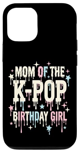 Mom of The K-POP �a���� ���̎q �؍����y �h���b�v�f�U�C�� �X�}�z�P�[�X iPhone 12/12 Pro �p