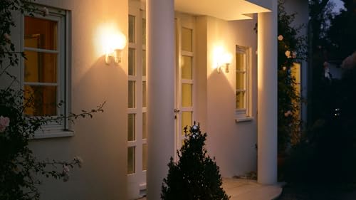 Steinel Au&szlig;enleuchte L 560 S schwarz, max. 60 W, E 27 , 140&deg; Bewegungsmelder, 12 m Reichweite, klassisches Design