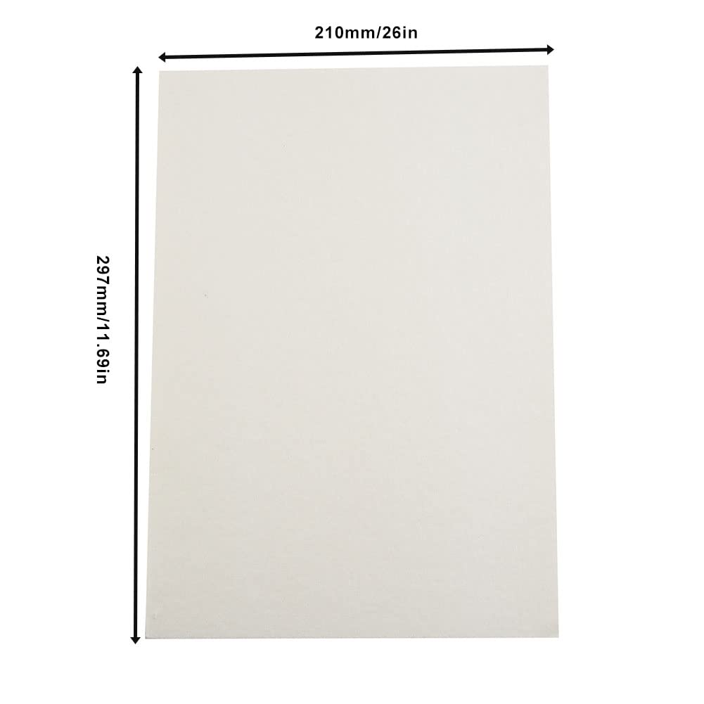 2 Guarnizioni Per Tubi Stufa In Fibra Ceramica Formato A4 – Resistenti Al Calore Fino A 1260°C, Tagliabili, Spessore 3 Mm