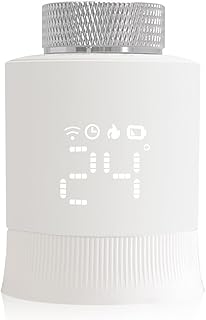 KETOTEK Smartes Heizkörperthermostat WLAN, Zigbee Thermostat Heizung Smart mit Tuya APP, Alexa & Google Assistant Steuerung, Zusatzprodukt, Hub erforderlich