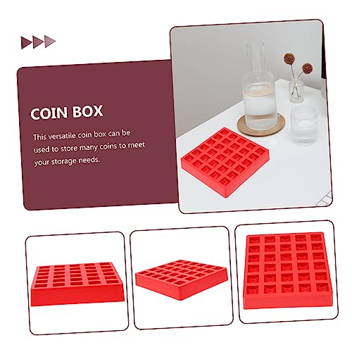 Caja portamonedas multi-rejilla para hogar 2 piezas miniatura 5