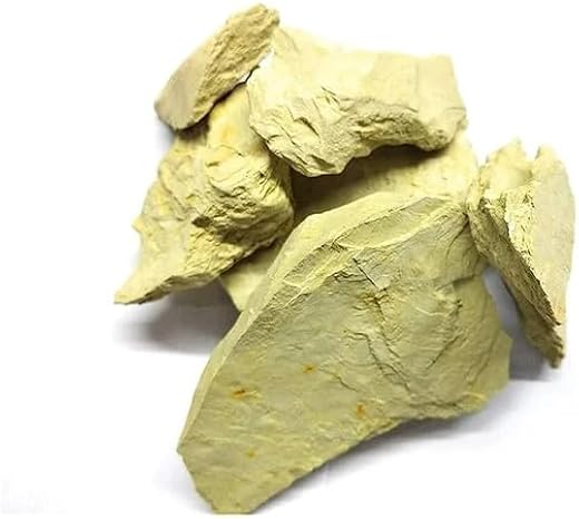 Organic Pure Multani Mitti stone, Fuller's Earth Clay for All Skin Type Face Pack and Hair Pack Natural Clay for Skin Oil ...