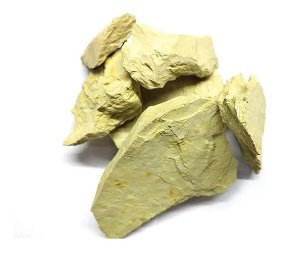 Organic Pure Multani Mitti stone, Fuller's Earth Clay for All Skin Type Face Pack and Hair Pack Natural Clay for Skin Oil ...