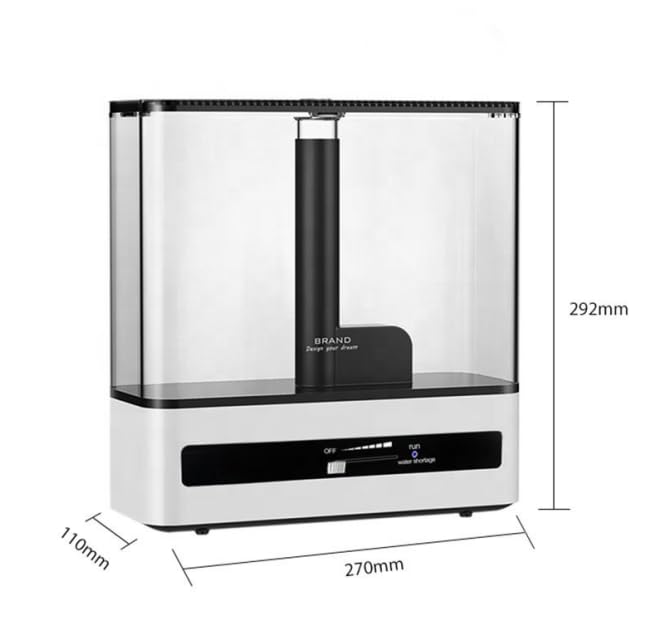 Image of Smart Ultrasonic 5L Humidifiers for Bedroom, 28 dB Quiet Supersized Cool Mist Air Humidifiers for Large Room, Baby Nursery, Plant, Indoor, Night Light, Easy to Clean, Precise Humidity Control
