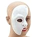 Produktbild Bristol Novelty PM069 Phantom of The Opera Halbmaske, weiß, Einheitsgröße