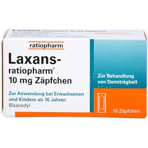 Laxans-ratiopharm Zäpfchen bei Darmträgheit 10 St. Zäpfchen