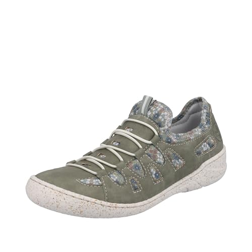 Rieker Damen Sneaker 54560-52 grün Gr. 39